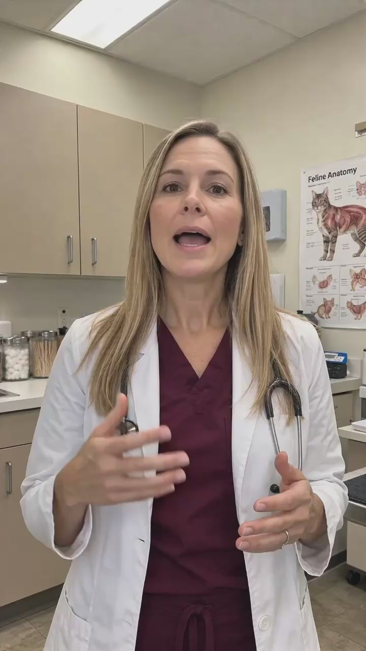 Veterinarian talking about Pawcore Urinary Support